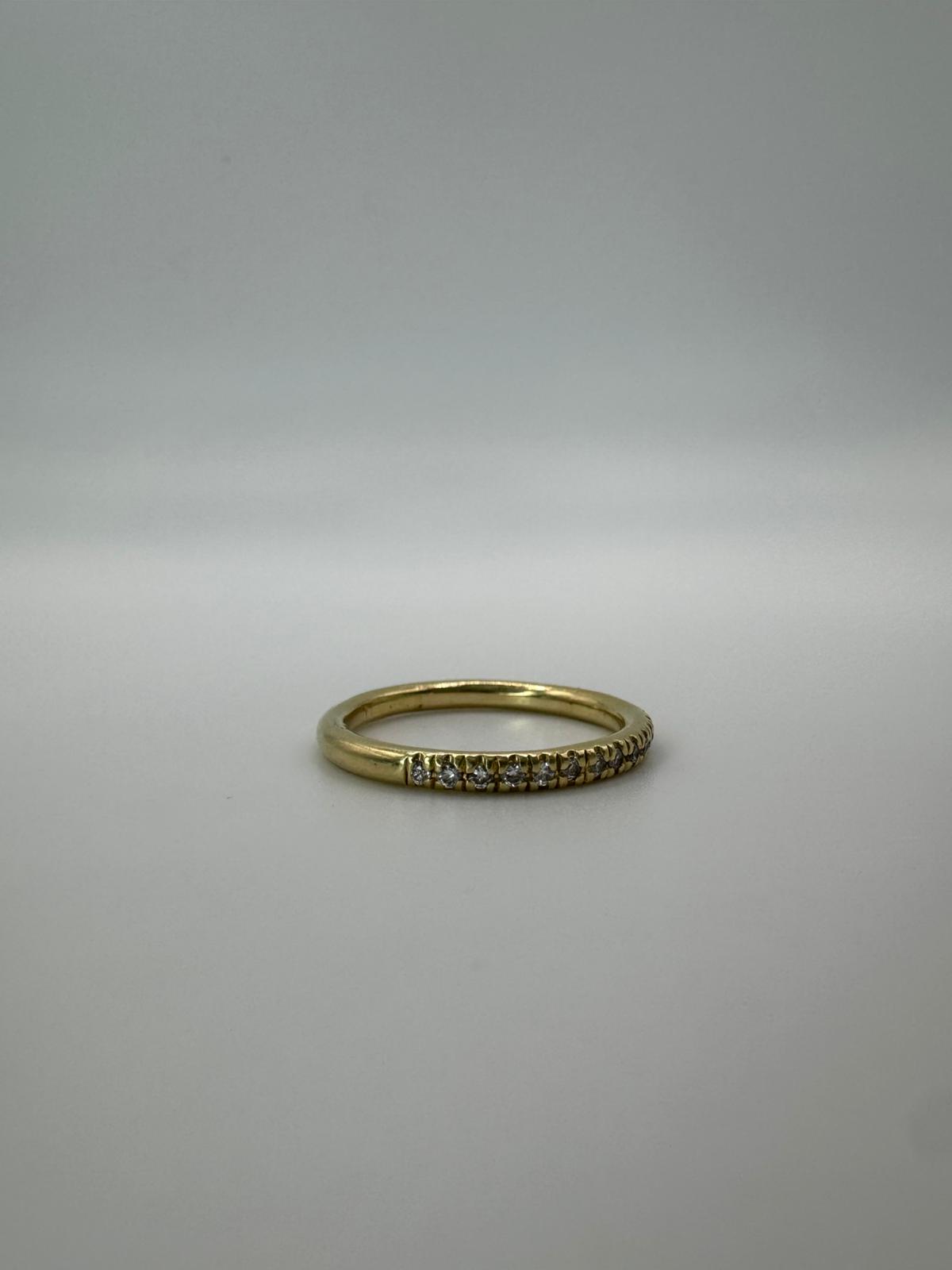 Кольцо из 14K золота с натуральными бриллиантами - Image 4