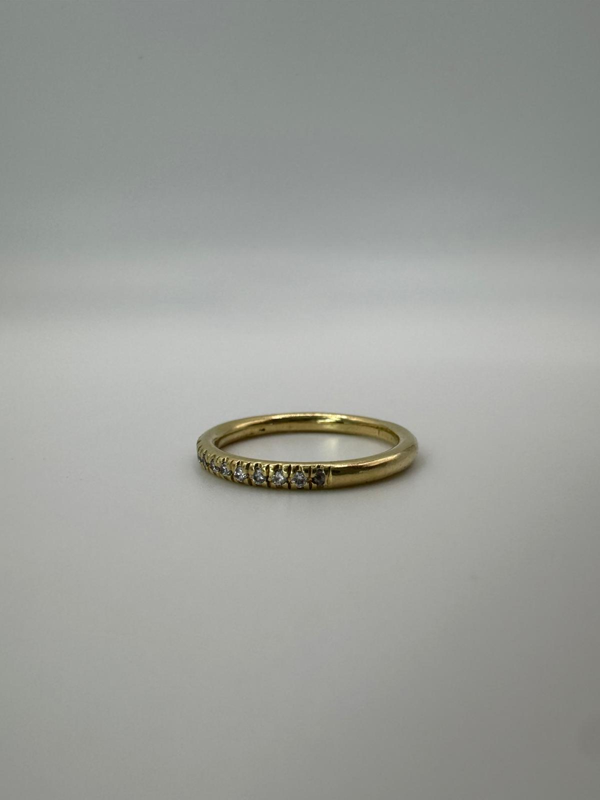 Кольцо из 14K золота с натуральными бриллиантами - Image 8